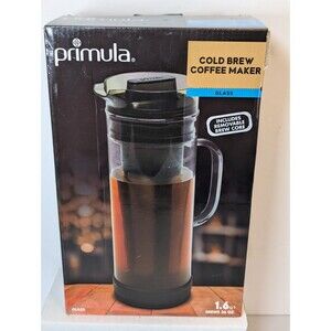 Primula Cold Coffee Brew System - Glass Carafe w/ Brew Core New 1.6 QT 36 OZ